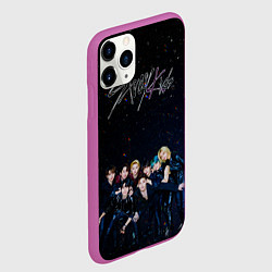Чехол iPhone 11 Pro матовый Stray Kids boy band, цвет: 3D-фиолетовый — фото 2