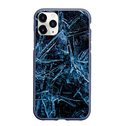 Чехол iPhone 11 Pro матовый Ледяная планета, цвет: 3D-серый