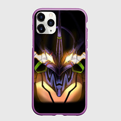 Чехол iPhone 11 Pro матовый Eva 01: Evangelion