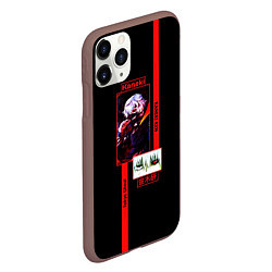 Чехол iPhone 11 Pro матовый Tokyo Ghoul Kaneki Ken anime, цвет: 3D-коричневый — фото 2