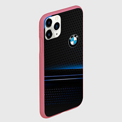 Чехол iPhone 11 Pro матовый Bmw abstraction, цвет: 3D-малиновый — фото 2