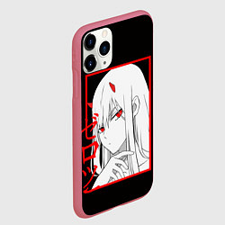 Чехол iPhone 11 Pro матовый Darling in the Franxx: 02, цвет: 3D-малиновый — фото 2