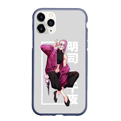 Чехол iPhone 11 Pro матовый Akashi Haruchiyo TR, цвет: 3D-серый