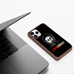 Чехол iPhone 11 Pro матовый Limp bizkit Wes Borland, цвет: 3D-коричневый — фото 2