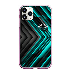 Чехол iPhone 11 Pro матовый Daewoo ланос, цвет: 3D-розовый