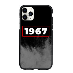 Чехол iPhone 11 Pro матовый 1967 - в красной рамке на темном, цвет: 3D-черный