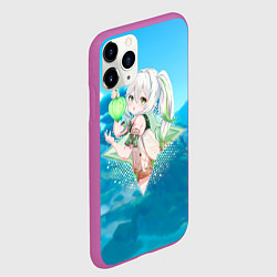 Чехол iPhone 11 Pro матовый Нахида Кусанали в примогеме, цвет: 3D-фиолетовый — фото 2