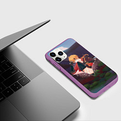 Чехол iPhone 11 Pro матовый Тома в примогеме, цвет: 3D-фиолетовый — фото 2