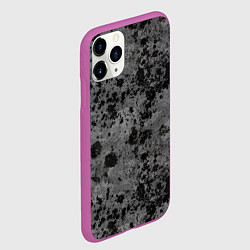 Чехол iPhone 11 Pro матовый Камуфляж Metro, цвет: 3D-фиолетовый — фото 2