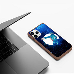 Чехол iPhone 11 Pro матовый Невероятные приключения ДжоДжо - JoJo no Kimyou na, цвет: 3D-коричневый — фото 2