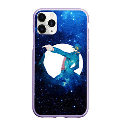 Чехол iPhone 11 Pro матовый Невероятные приключения ДжоДжо - JoJo no Kimyou na, цвет: 3D-светло-сиреневый