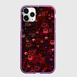 Чехол iPhone 11 Pro матовый Плюшевые вестники ночи, цвет: 3D-фиолетовый