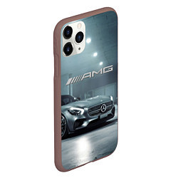 Чехол iPhone 11 Pro матовый Mercedes AMG - Motorsport, цвет: 3D-коричневый — фото 2