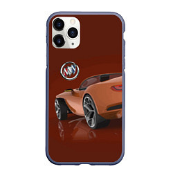 Чехол iPhone 11 Pro матовый Buick wild cat - concept, цвет: 3D-серый