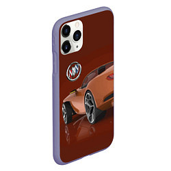 Чехол iPhone 11 Pro матовый Buick wild cat - concept, цвет: 3D-серый — фото 2