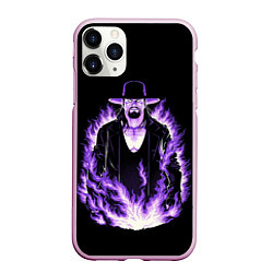 Чехол iPhone 11 Pro матовый The phenom undertaker, цвет: 3D-розовый