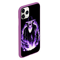 Чехол iPhone 11 Pro матовый The phenom undertaker, цвет: 3D-фиолетовый — фото 2