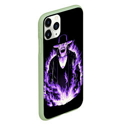 Чехол iPhone 11 Pro матовый The phenom undertaker, цвет: 3D-салатовый — фото 2