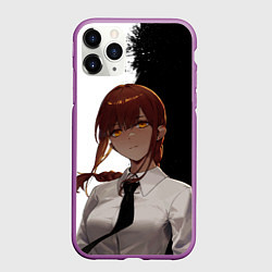 Чехол iPhone 11 Pro матовый Демон контроля - Chainsaw man