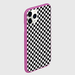 Чехол iPhone 11 Pro матовый Шахматное пано, цвет: 3D-фиолетовый — фото 2