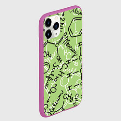 Чехол iPhone 11 Pro матовый Химия в хаосе, цвет: 3D-фиолетовый — фото 2