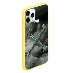 Чехол iPhone 11 Pro матовый Thousand Foot Krutch - Give Up The Ghost, цвет: 3D-желтый — фото 2