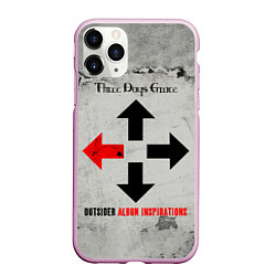 Чехол iPhone 11 Pro матовый Outsider Album Inspirations - Three Days Grace, цвет: 3D-розовый