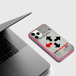 Чехол iPhone 11 Pro матовый Outsider Album Inspirations - Three Days Grace, цвет: 3D-малиновый — фото 2