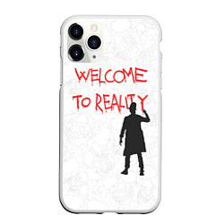 Чехол iPhone 11 Pro матовый Welcome to reality, цвет: 3D-белый