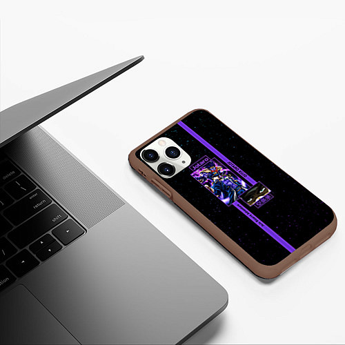 Чехол iPhone 11 Pro матовый JoJo Bizarre Adventure Jotaro / 3D-Коричневый – фото 3