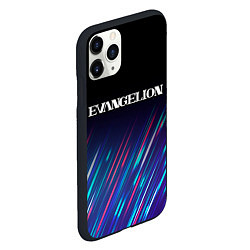 Чехол iPhone 11 Pro матовый Evangelion stream, цвет: 3D-черный — фото 2