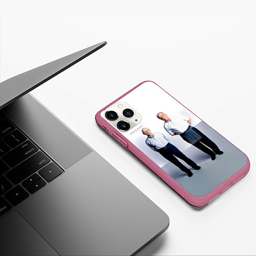 Чехол iPhone 11 Pro матовый Vessel - Twenty One Pilots / 3D-Малиновый – фото 3