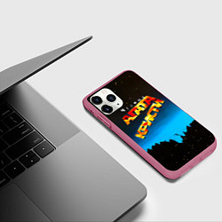 Чехол iPhone 11 Pro матовый Чудеса - Агата Кристи, цвет: 3D-малиновый — фото 2