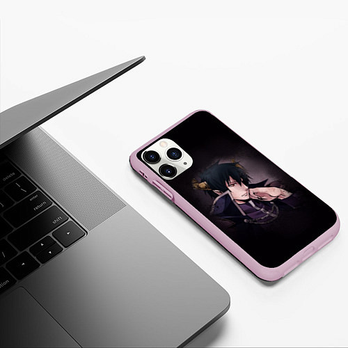 Чехол iPhone 11 Pro матовый The Devil Is a Part-Timer / 3D-Розовый – фото 3