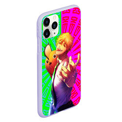 Чехол iPhone 11 Pro матовый Дэнзи с Потитой на плече, цвет: 3D-светло-сиреневый — фото 2