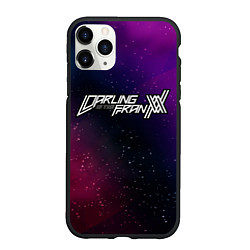 Чехол iPhone 11 Pro матовый Darling in the FranXX gradient space