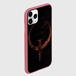 Чехол iPhone 11 Pro матовый Quake 1, цвет: 3D-малиновый — фото 2