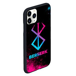 Чехол iPhone 11 Pro матовый Berserk - neon gradient, цвет: 3D-черный — фото 2