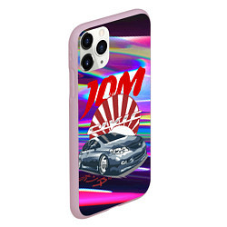 Чехол iPhone 11 Pro матовый Honda Civic - JDM style, цвет: 3D-розовый — фото 2