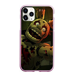 Чехол iPhone 11 Pro матовый Спрингтpaп, цвет: 3D-розовый