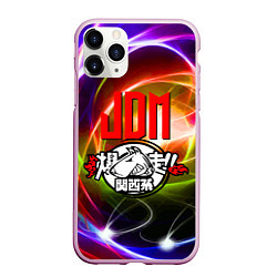 Чехол iPhone 11 Pro матовый Jdm bull terrier, цвет: 3D-розовый