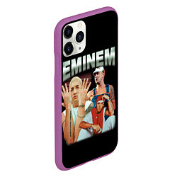 Чехол iPhone 11 Pro матовый Eminem Slim Shady, цвет: 3D-фиолетовый — фото 2