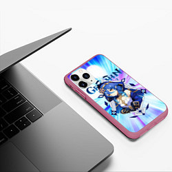 Чехол iPhone 11 Pro матовый Лайла - Геншин импакт, цвет: 3D-малиновый — фото 2