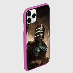 Чехол iPhone 11 Pro матовый Айзек Кларк Dead space remake, цвет: 3D-фиолетовый — фото 2