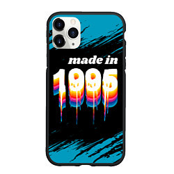 Чехол iPhone 11 Pro матовый Made in 1995: liquid art, цвет: 3D-черный