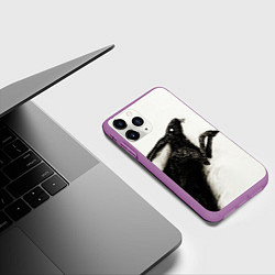 Чехол iPhone 11 Pro матовый Пожиратель кроликов, цвет: 3D-фиолетовый — фото 2