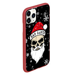 Чехол iPhone 11 Pro матовый Christmas Bad Santa, цвет: 3D-красный — фото 2