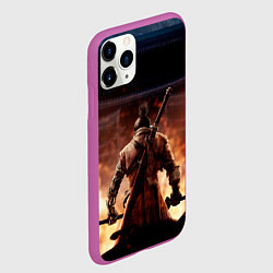 Чехол iPhone 11 Pro матовый Sekiro: Shadows Die Twice, цвет: 3D-фиолетовый — фото 2