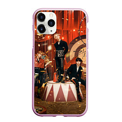 Чехол iPhone 11 Pro матовый Circus Stray Kids, цвет: 3D-розовый