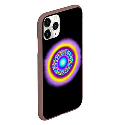 Чехол iPhone 11 Pro матовый Звезда в разрезе, цвет: 3D-коричневый — фото 2